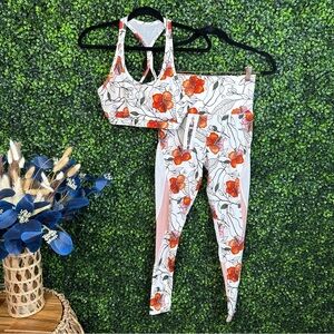 Chic Floral Activewear Set